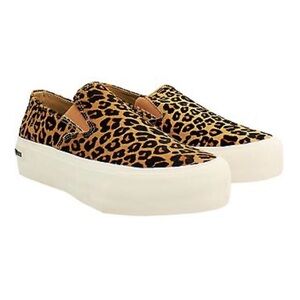 Seavees leopard Baja Slip-Ons size 8.5